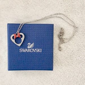 Minnie Mouse Swarovski Crystal Necklace